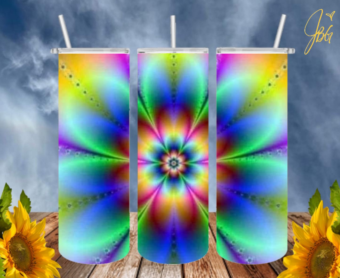 NEON COLORFUL 20 Oz Tumblers with 2 Straws, 1 Lid and Straw Cleaner. FREE SHIPPING. Stainless Steel. Sublimation Tumbler Cup.