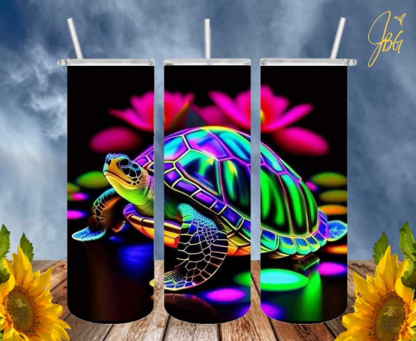 NEON COLORFUL 20 Oz Tumblers with 2 Straws, 1 Lid and Straw Cleaner. FREE SHIPPING. Stainless Steel. Sublimation Tumbler Cup.