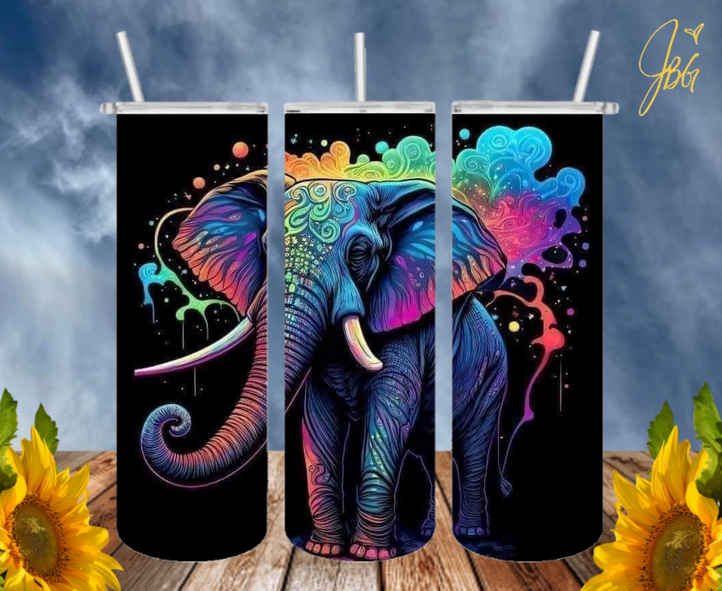 NEON COLORFUL 20 Oz Tumblers with 2 Straws, 1 Lid and Straw Cleaner. FREE SHIPPING. Stainless Steel. Sublimation Tumbler Cup.