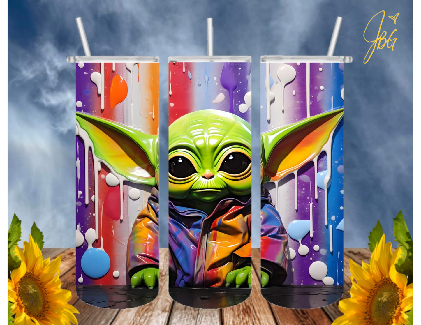 STARWARS 20 Oz Tumbler with 1 Lid, 2 Straws and 1 Straw Cleaner. FREE SHIPPING. Stainless Steel. Sublimation Tumbler Cup.