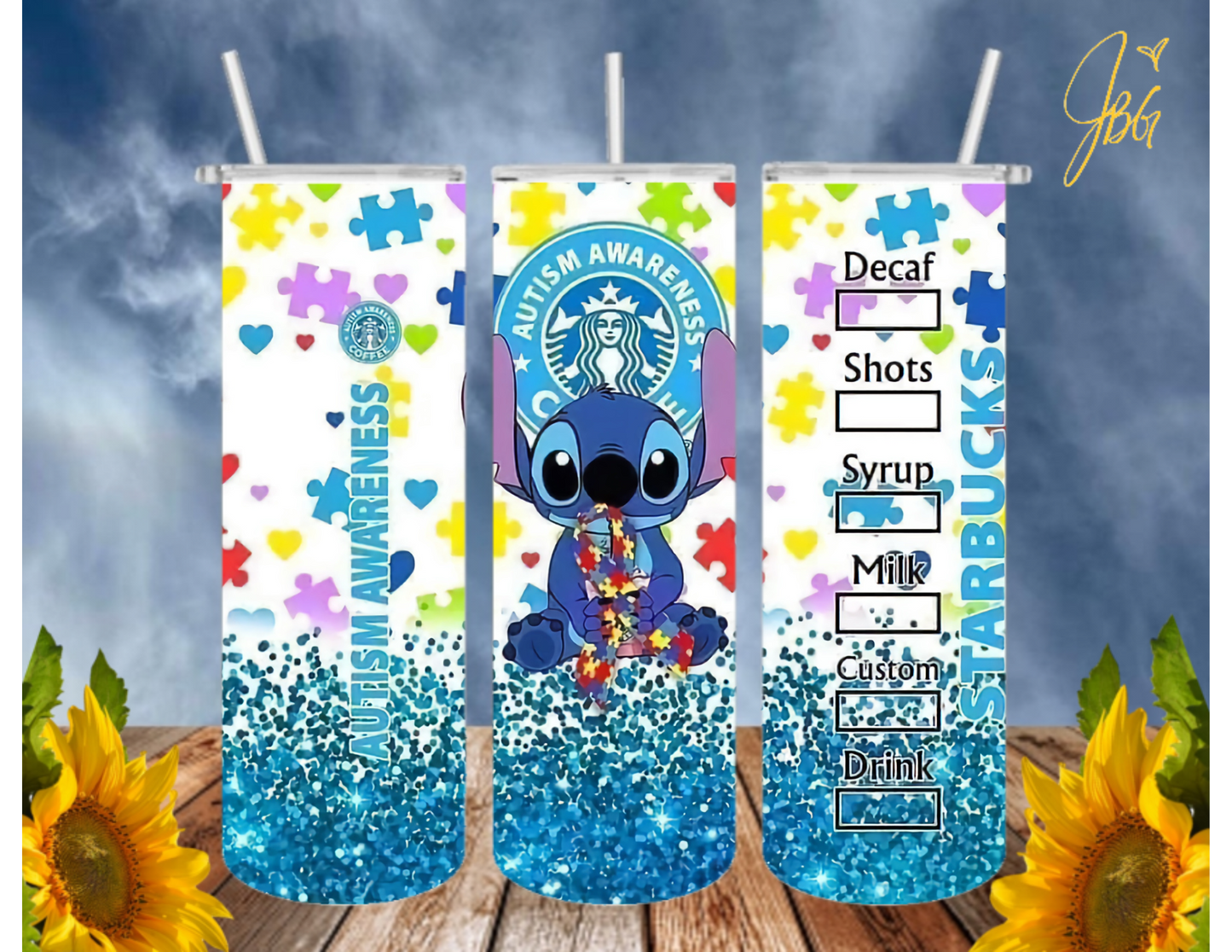 LILO & STITCH 20 Oz Tumbler with 2 Straws, 1 Lid and Straw Cleaner. FREE SHIPPING. Stainless Steel, Sublimation Tumbler Cup.