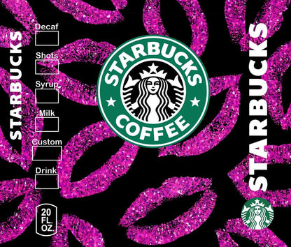 STARBUCKS 20 Oz Tumbler with 2 Straws, 1 Lid and Straw Cleaner. FREE SHIPPING. Stainless Steel. Sublimation Tumbler Cup.