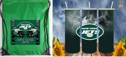 NFL Bundle Deal Pack.. FREE SHIPPING. 20 Oz Sublimation Tumbler with Straw and Lid + Drawstring Bags and Save. 1 Tumbler + 1 Drawstring Bag = Bundle Deal