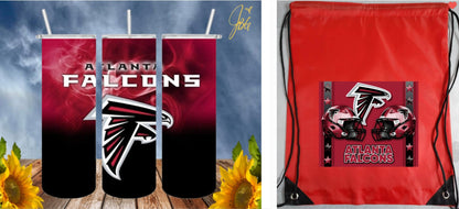 NFL Bundle Deal Pack.. FREE SHIPPING. 20 Oz Sublimation Tumbler with Straw and Lid + Drawstring Bags and Save. 1 Tumbler + 1 Drawstring Bag = Bundle Deal