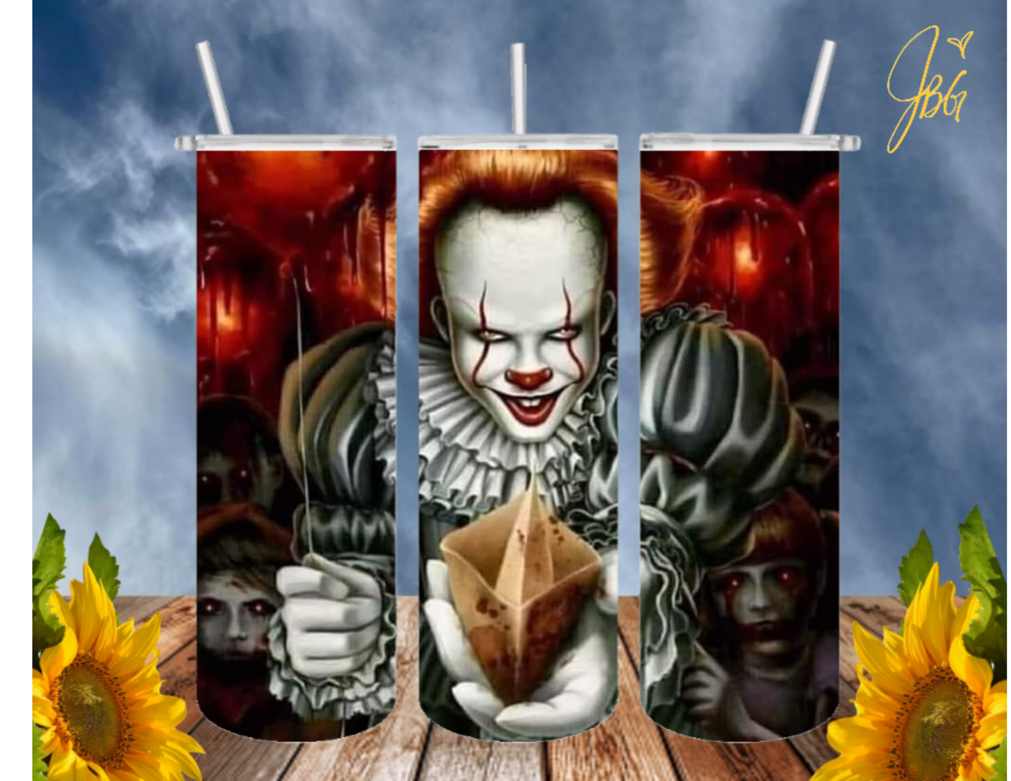 HORROR/THRILLER Serial Killers 20 Oz Tumbler with 2 Straws, 1 Lid and Straw Cleaner. FREE SHIPPING. Stainless Steel. Sublimation Tumbler Cup.