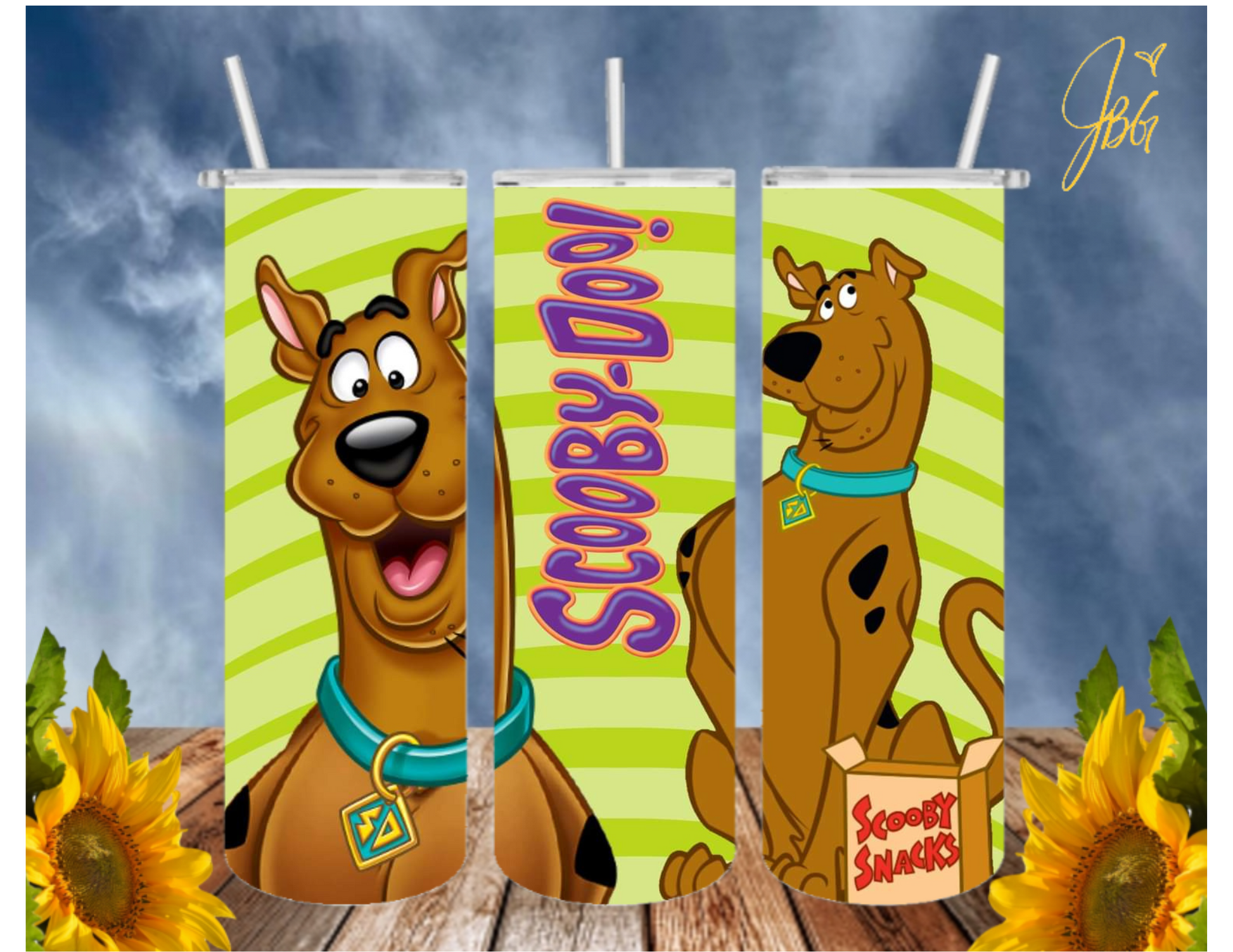 Scooby Doo 20 Oz Custom Epoxy Tumbler